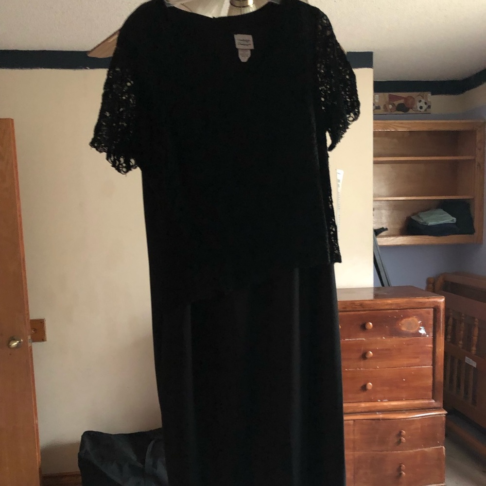 Candle light & champagne dress size 16w